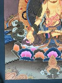 Tibetan Thangka Of White Tara [light Color], Real Gold