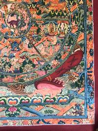Tibetan Thangka Of Wheel Of Life - Bhavacakra - Reduk