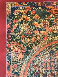 Tibetan Thangka Of Mandala