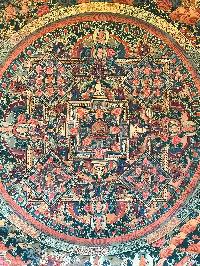 Tibetan Thangka Of Mandala