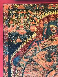 Tibetan Thangka Of Wheel Of Life - Bhavacakra - Reduk