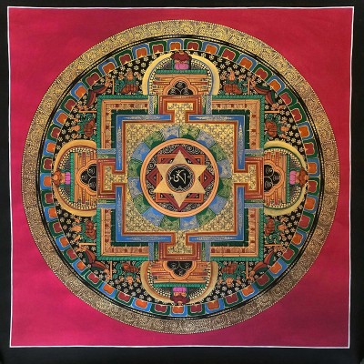 Tibetan Mantra Mandala, [color]