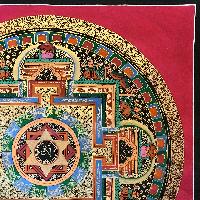 Tibetan Mantra Mandala, [color]