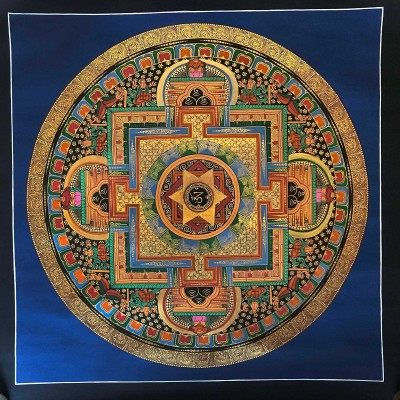 Tibetan Mantra Mandala, [color]