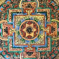 Tibetan Mantra Mandala, [color]