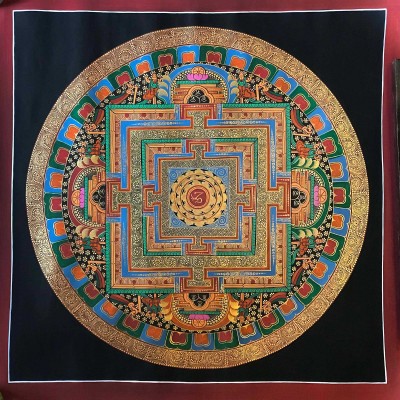 Tibetan Mantra Mandala, [color]