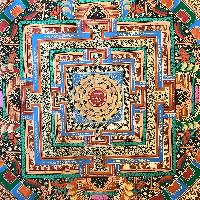 Tibetan Mantra Mandala, [color]