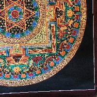 Tibetan Mantra Mandala, [color]