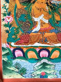 Tibetan Thangka Of Manjushri