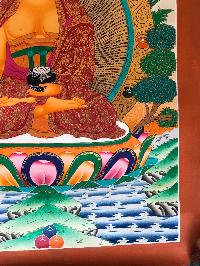 Tibetan Thangka Of Shakyamuni Buddha