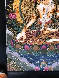 Tibetan Thangka Of White Tara