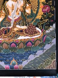 Tibetan Thangka Of White Tara