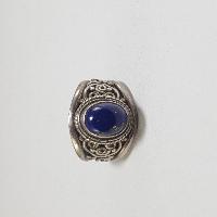 Nepali Silver Ring With Lapis Lazuli