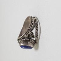 Nepali Silver Ring With Lapis Lazuli