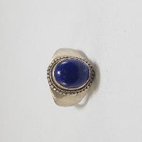 Nepali Silver Ring With Lapis Lazuli