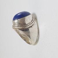 Nepali Silver Ring With Lapis Lazuli