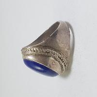 Nepali Silver Ring With Lapis Lazuli