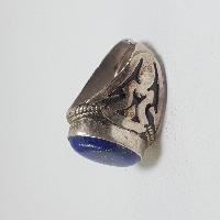 Nepali Silver Ring With Lapis Lazuli