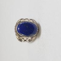 Nepali Silver Ring With Lapis Lazuli