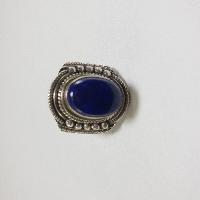 Nepali Silver Ring With Lapis Lazuli