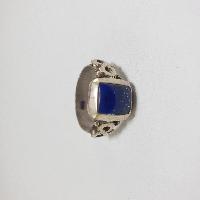 Nepali Silver Ring With Lapis Lazuli