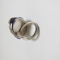 Nepali Silver Ring With Lapis Lazuli