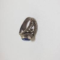 Nepali Silver Ring With Lapis Lazuli