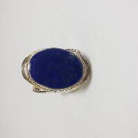 Nepali Silver Ring With Lapis Lazuli