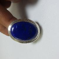 Nepali Silver Ring With Lapis Lazuli