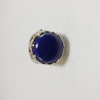 Nepali Silver Ring With Lapis Lazuli