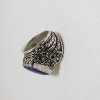 Nepali Silver Ring With Lapis Lazuli