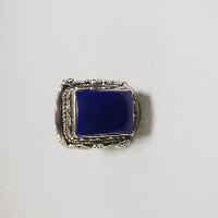 Nepali Silver Ring With Lapis Lazuli