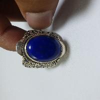 Nepali Silver Ring With Lapis Lazuli