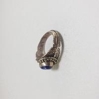 Nepali Silver Ring With Lapis Lazuli