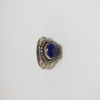 Nepali Silver Ring With Lapis Lazuli