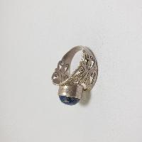 Nepali Silver Ring With Lapis Lazuli