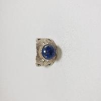 Nepali Silver Ring With Lapis Lazuli