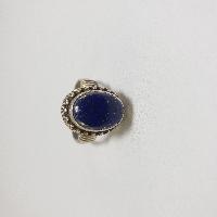 Nepali Silver Ring With Lapis Lazuli