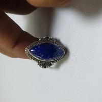 Nepali Silver Ring With Lapis Lazuli