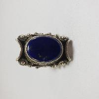 Nepali Silver Ring With Lapis Lazuli