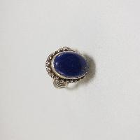 Nepali Silver Ring With Lapis Lazuli