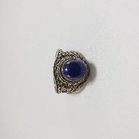 Nepali Silver Ring With Lapis Lazuli