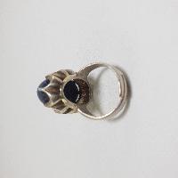 Nepali Silver Ring With Lapis Lazuli