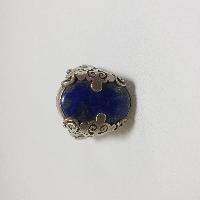 Nepali Silver Ring With Lapis Lazuli