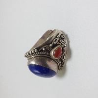 Nepali Silver Ring With Lapis Lazuli