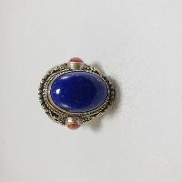 Nepali Silver Ring With Lapis Lazuli