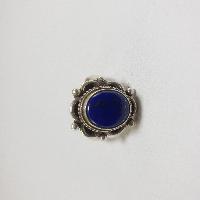 Nepali Silver Ring With Lapis Lazuli