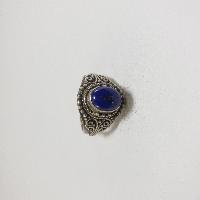 Nepali Silver Ring With Lapis Lazuli