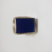 Nepali Silver Ring With Lapis Lazuli