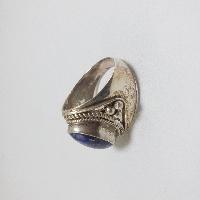 Nepali Silver Ring With Lapis Lazuli